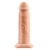 Телесный реалистичный фаллоимитатор с полостью Silicone Hollow Extension - 20 см. - Pipedream - купить с доставкой в Астрахани