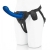Синяя насадка Remote Control P-Spot G-Spot с черными трусиками - 20 см. - Pegasus - купить с доставкой в Астрахани