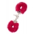 Металлические наручники с красной меховой опушкой METAL HANDCUFF WITH PLUSH RED - Dream Toys - купить с доставкой в Астрахани