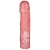 Розовая фаллическая насадка Vac-U-Lock 8  Crystal Jellies Dong - 20,3 см. - Doc Johnson - купить с доставкой в Астрахани