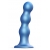 Голубая насадка Strap-On-Me Dildo Plug Balls size S - Strap-on-me - купить с доставкой в Астрахани