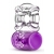 Фиолетовое эрекционное виброкольцо Pleaser Rechargeable C-Ring - Blush Novelties - в Астрахани купить с доставкой