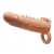 Телесная удлиняющая насадка Penis Sleeve Emmitt - 17 см. - Baile - в Астрахани купить с доставкой