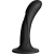 Черная изогнутая насадка Vac-U-Lock G-Spot - 16,5 см. - Doc Johnson - купить с доставкой в Астрахани