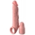 Телесная насадка-удлинитель 2 Inch Silicone X-tension with Strap - 20,3 см. - Pipedream - в Астрахани купить с доставкой