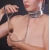Серебристый ошейник из искусственной кожи - Sitabella - купить с доставкой в Астрахани