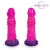 Розовый рельефный фантазийный фаллоимитатор - 20 см. - Bior toys - купить с доставкой в Астрахани