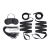 Эротический набор 4PC Bondage Bed Strap   Flogger Kit - Lux Fetish - купить с доставкой в Астрахани
