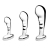 Набор из 3 стальных стимуляторов простаты Stainless Steel P-spot Training Set - b-Vibe - в Астрахани купить с доставкой