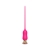 Розовый тонкий стимулятор Nipple Vibrator - 23 см. - I-MOON - купить с доставкой в Астрахани
