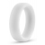 Белое люминесцентное эрекционное кольцо Silicone Glo Cock Ring - Blush Novelties - в Астрахани купить с доставкой