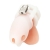 Белая клетка для пениса Silicone Small 2 in Cock Cage With Ball Divider - BlueLine - купить с доставкой в Астрахани