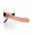 Фаллопротез телесного цвета Hollow Strap-On - 29 см. - Pipedream - купить с доставкой в Астрахани
