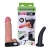 Страпон с 2 насадками и вибрацией UniStrap - 19 и 12 см. - LOVETOY (А-Полимер) - купить с доставкой в Астрахани