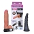 Страпон с 2 насадками и вибрацией UniStrap - 20 и 18 см. - LOVETOY (А-Полимер) - купить с доставкой в Астрахани