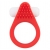 Красное эрекционное кольцо LIT-UP SILICONE STIMU RING 1 RED - Dream Toys - в Астрахани купить с доставкой