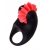 Чёрно-красное эрекционное виброкольцо Erotist - Erotist Adult Toys - в Астрахани купить с доставкой