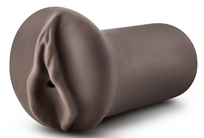 Коричневый мастубратор-вагина Nicole s Kitty - Blush Novelties - в Астрахани купить с доставкой