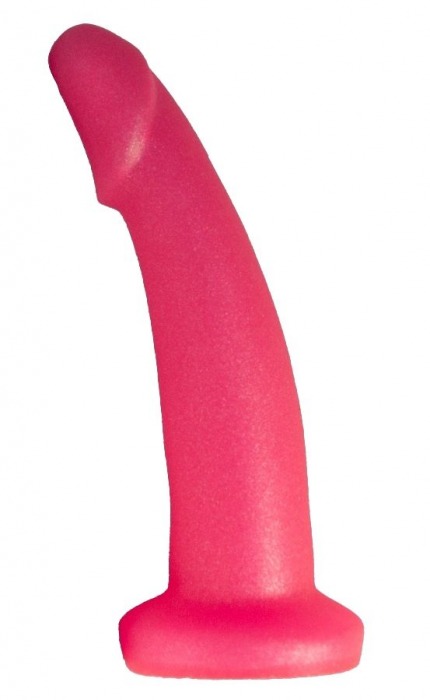 Розовый плаг-массажёр для простаты - 13,5 см. - LOVETOY (А-Полимер) - в Астрахани купить с доставкой