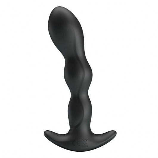 Черный анальный стимулятор простаты с вибрацией Special Anal Massager - 14,5 см. - Baile - в Астрахани купить с доставкой