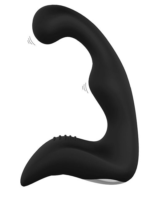 Чёрный перезаряжаемый массажёр простаты BOOTY PLEASER - Dream Toys - в Астрахани купить с доставкой