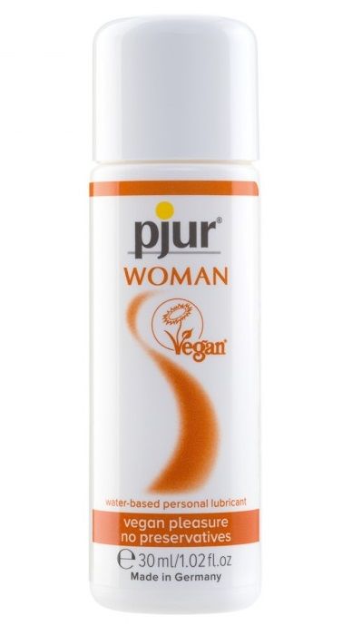 Лубрикант pjur WOMAN Vegan на водной основе - 30 мл. - Pjur - купить с доставкой в Астрахани