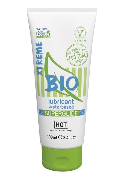 Интимный увлажняющий гель BIO SuperGlide Xtreme - 100 мл. - HOT - купить с доставкой в Астрахани