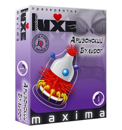 Презерватив LUXE Maxima  Аризонский Бульдог  - 1 шт. - Luxe - купить с доставкой в Астрахани