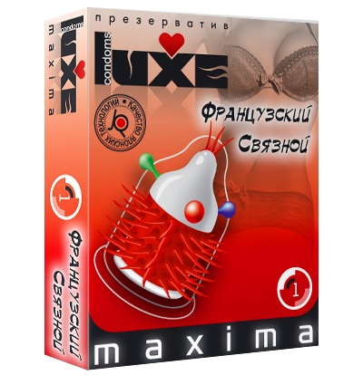 Презерватив LUXE Maxima  Французский связной  - 1 шт. - Luxe - купить с доставкой в Астрахани