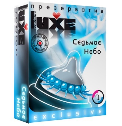 Презерватив LUXE  Exclusive  Седьмое небо  - 1 шт. - Luxe - купить с доставкой в Астрахани