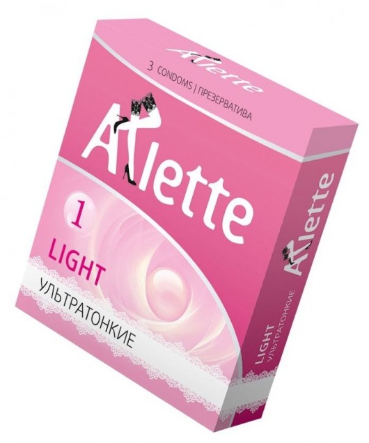 Ультратонкие презервативы Arlette Light - 3 шт. - Arlette - купить с доставкой в Астрахани