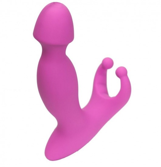 Розовый стимулятор простаты с усиками - 15 см. - 4sexdreaM - в Астрахани купить с доставкой