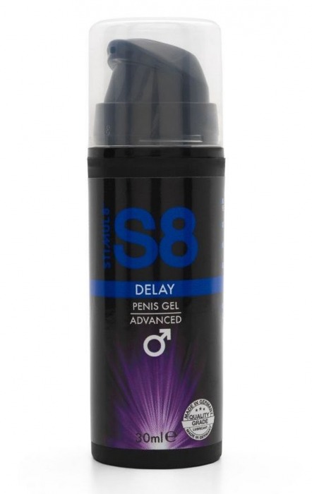 Пролонгирующий гель для мужчин S8 Delay Gel - 30 мл. - Stimul8 - купить с доставкой в Астрахани