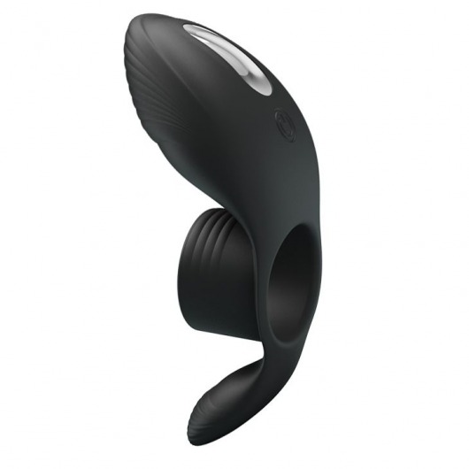 Черное кольцо на пенис с вибрацией Vibration Penis Sleeve - Baile - в Астрахани купить с доставкой