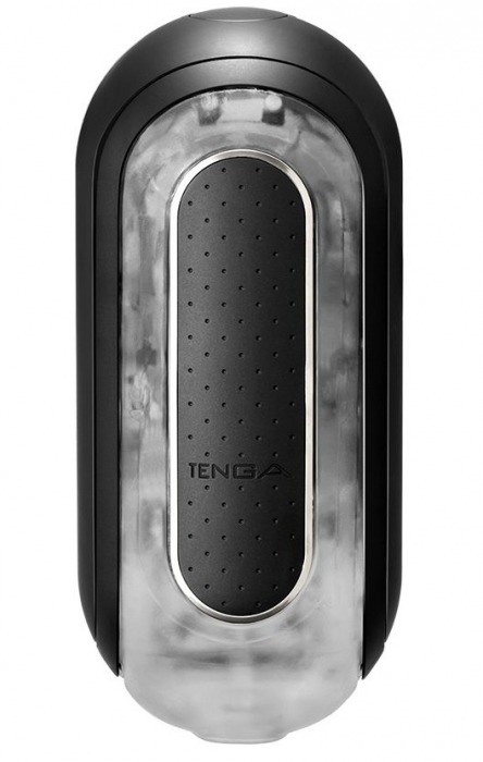 Черный мастурбатор Flip Zero с вибрацией - Tenga - в Астрахани купить с доставкой