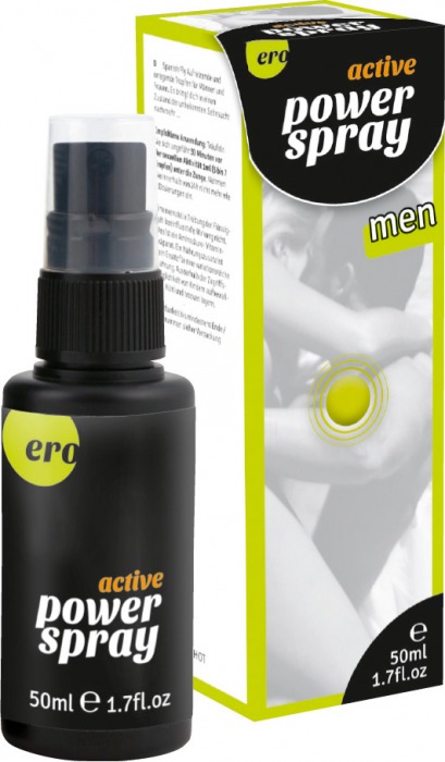 Стимулирующий спрей для мужчин Active Power Spray - 50 мл. - Ero - купить с доставкой в Астрахани