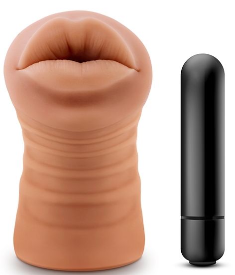 Кофейный мастурбатор-ротик Isabella - Blush Novelties - в Астрахани купить с доставкой