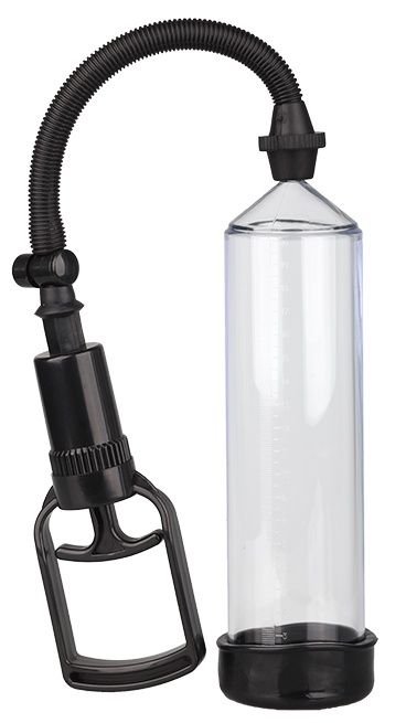 Прозрачная вакуумная помпа TRIGGER HANDLE PENIS PUMP - Dream Toys - в Астрахани купить с доставкой