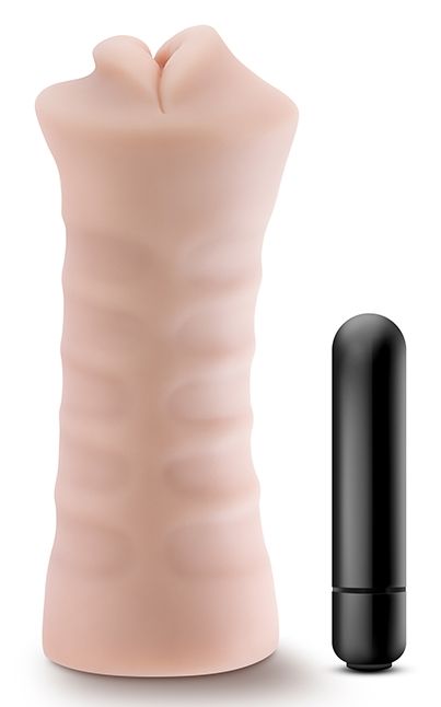 Телесный мастурбатор-ротик Angie - Blush Novelties - в Астрахани купить с доставкой