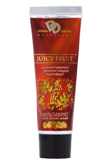 Интимный съедобный лубрикант JUICY FRUIT с ароматом фруктов - 30 мл. - БиоМед - купить с доставкой в Астрахани