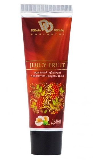 Интимный съедобный лубрикант JUICY FRUIT с ароматом дыни - 30 мл. - БиоМед - купить с доставкой в Астрахани