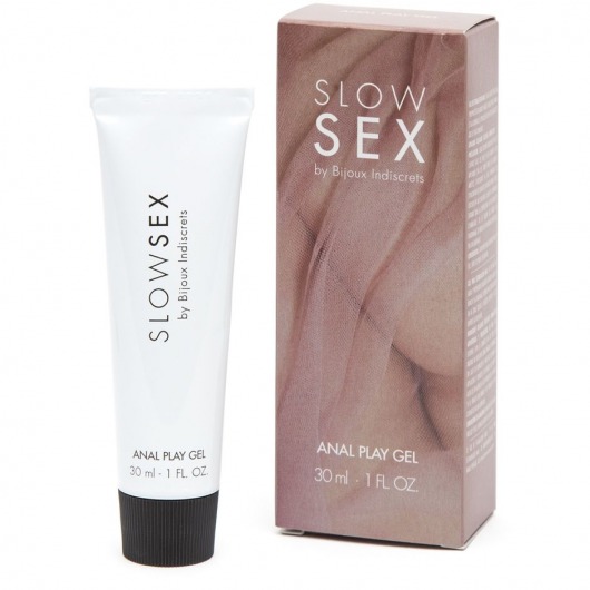 Лубрикант на водной основе Slow Sex Anal Play Gel - 30 мл. - Bijoux Indiscrets - купить с доставкой в Астрахани