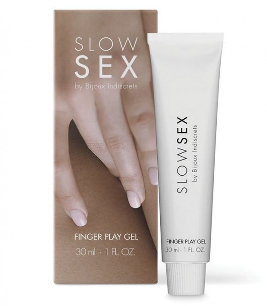Гель для мастурбации с ароматом кокоса Slow Sex Finger Play Gel - 30 мл. - Bijoux Indiscrets - купить с доставкой в Астрахани