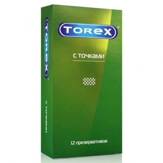Текстурированные презервативы Torex  С точками  - 12 шт. - Torex - купить с доставкой в Астрахани
