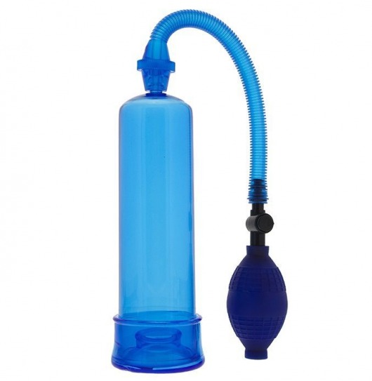 Синяя вакуумная помпа MENZSTUFF PENIS ENLARGER - Dream Toys - в Астрахани купить с доставкой