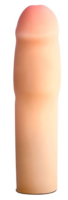 Телесная насадка-удлинитель на пенис PERFORMANCE 1.5INCH COCK XTENDER - 16 см. - Blush Novelties - в Астрахани купить с доставкой