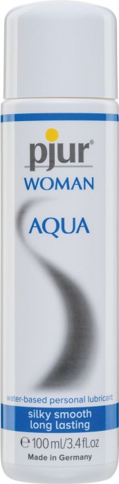 Лубрикант на водной основе pjur WOMAN Aqua - 100 мл. - Pjur - купить с доставкой в Астрахани