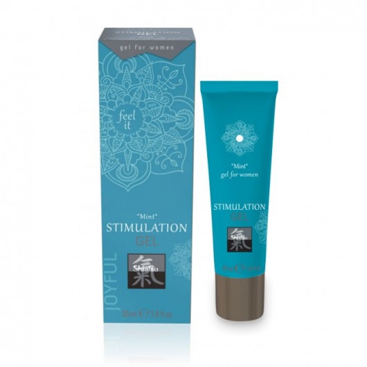 Возбуждающий интимный гель STIMULATION GEL Mint - 30 мл. - Shiatsu - купить с доставкой в Астрахани