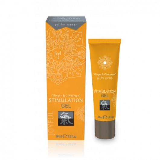 Возбуждающий интимный гель STIMULATION GEL Ginger   Cinnamon - 30 мл. - Shiatsu - купить с доставкой в Астрахани