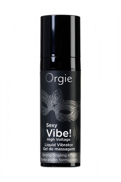 Гель для массажа ORGIE Sexy Vibe High Voltage с эффектом вибрации - 15 мл. - ORGIE - купить с доставкой в Астрахани
